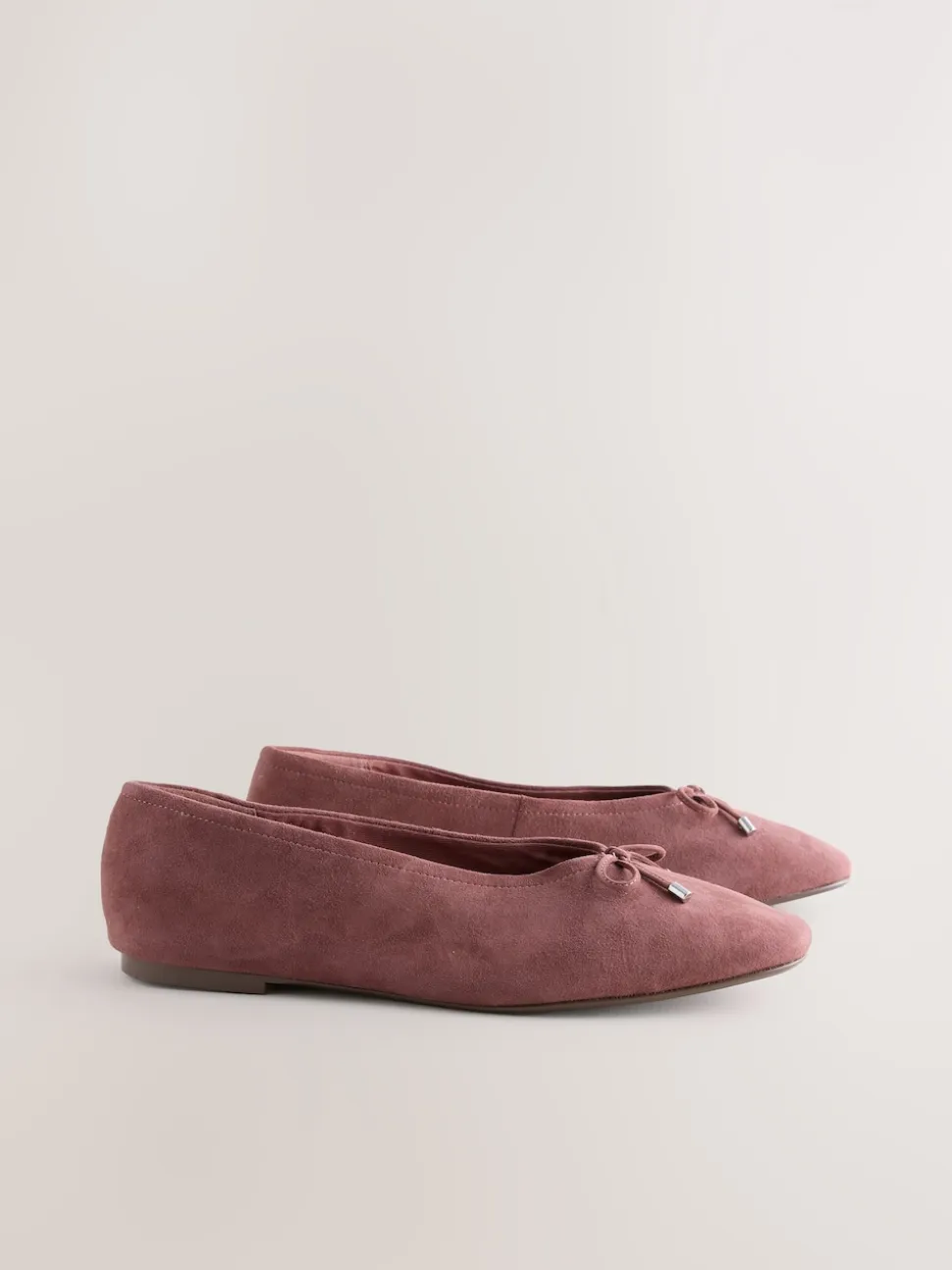 Pink Forever Comfort® Suede High Cut Ballet Flats