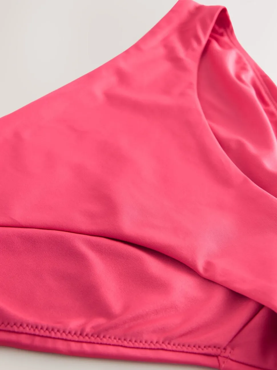 Pink High Leg Bikini Bottoms
