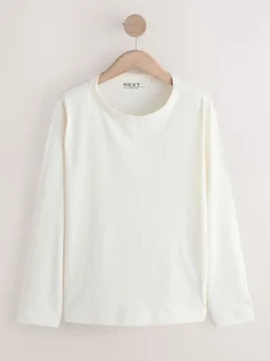 Pink Long Sleeve Crew Neck T-Shirts 5 Pack