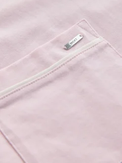 Pink Maternity Jersey Button Through Pyjamas