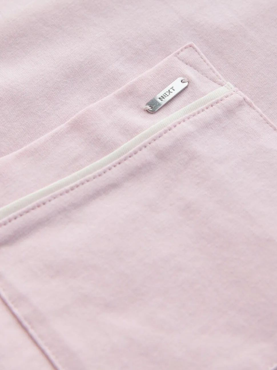 Pink Maternity Jersey Button Through Pyjamas