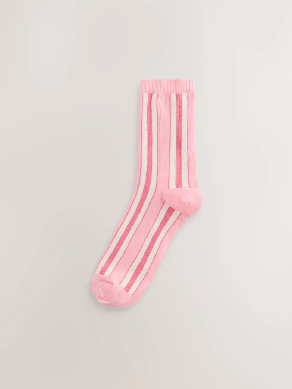 Pink Multi Stripe Ankle Socks 4 Pack