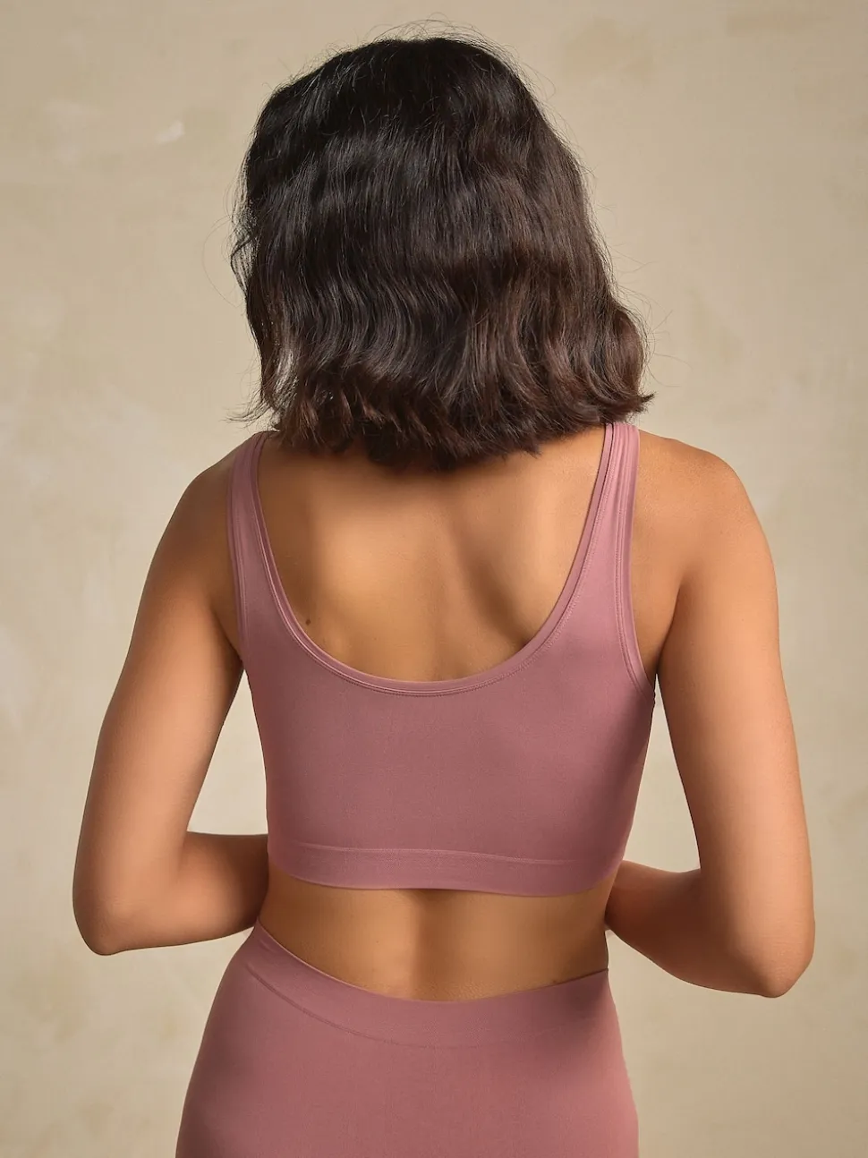 Pink N.Premium Super Soft Seamless Crop Bra