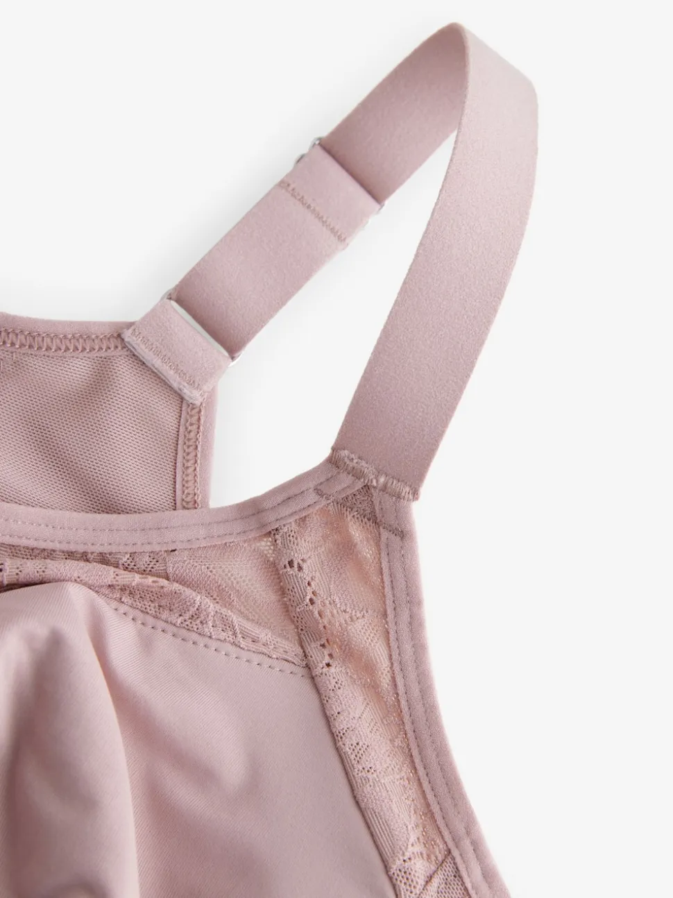 Pink Total Support Front Fastening Back Smooth & Support Bra