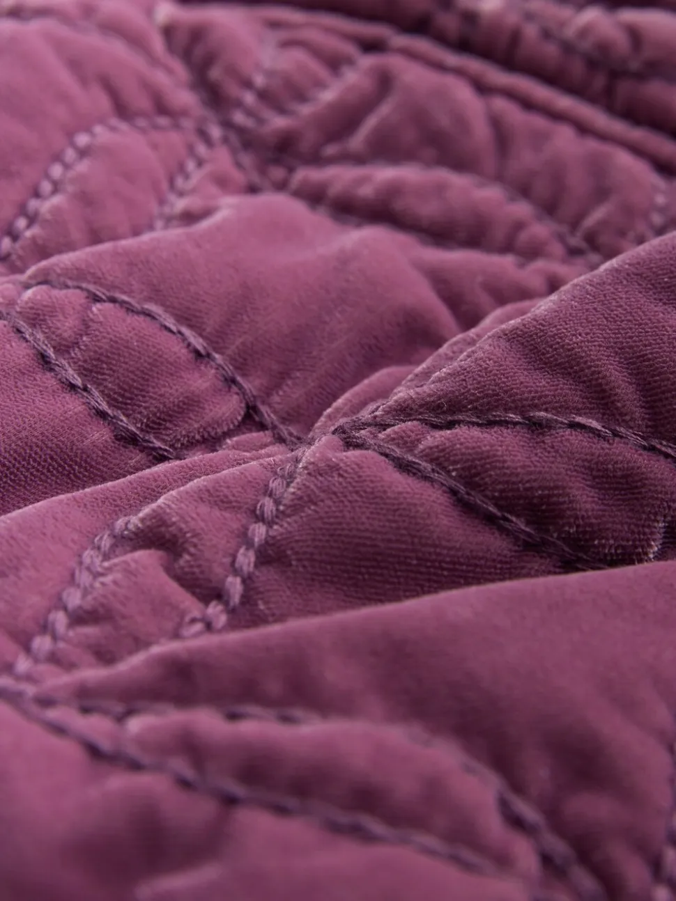 Pink Velvet Quilted Jacket