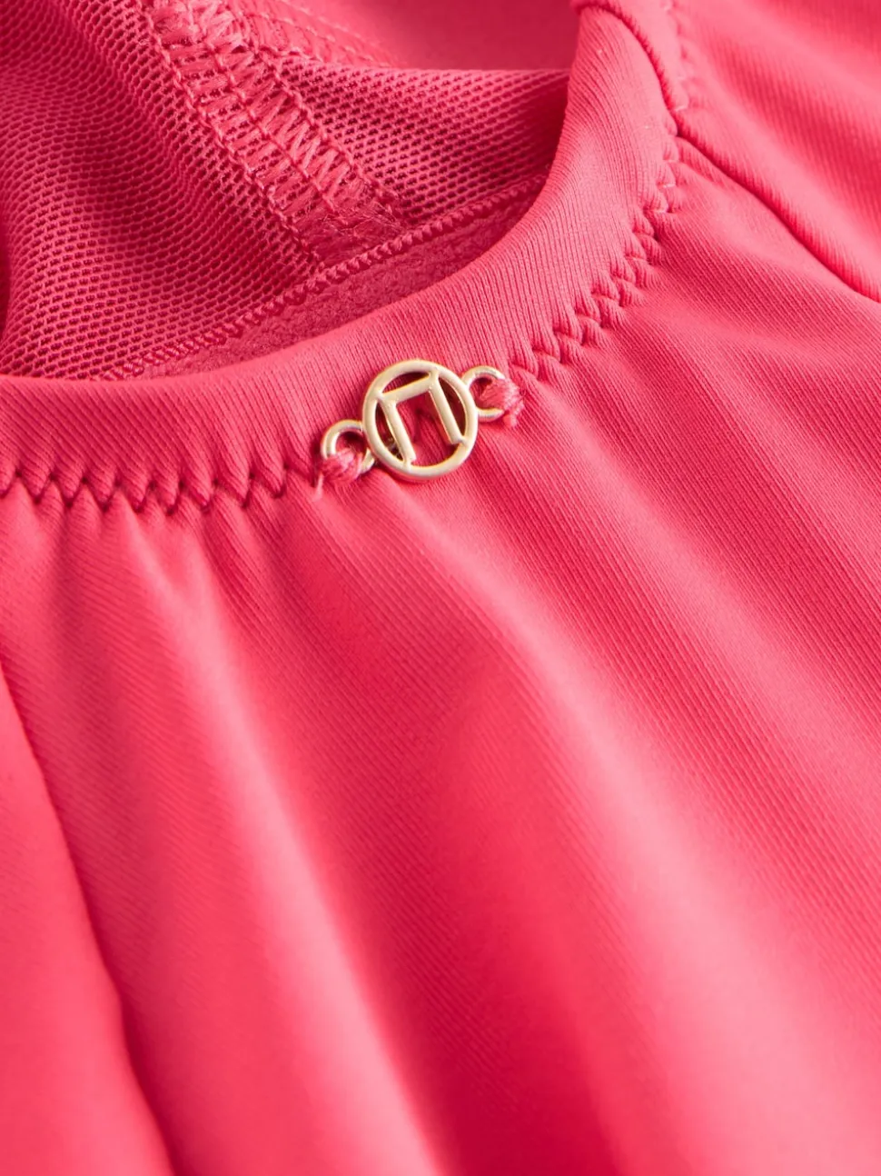Pink Wrap Tummy Control Swimsuit