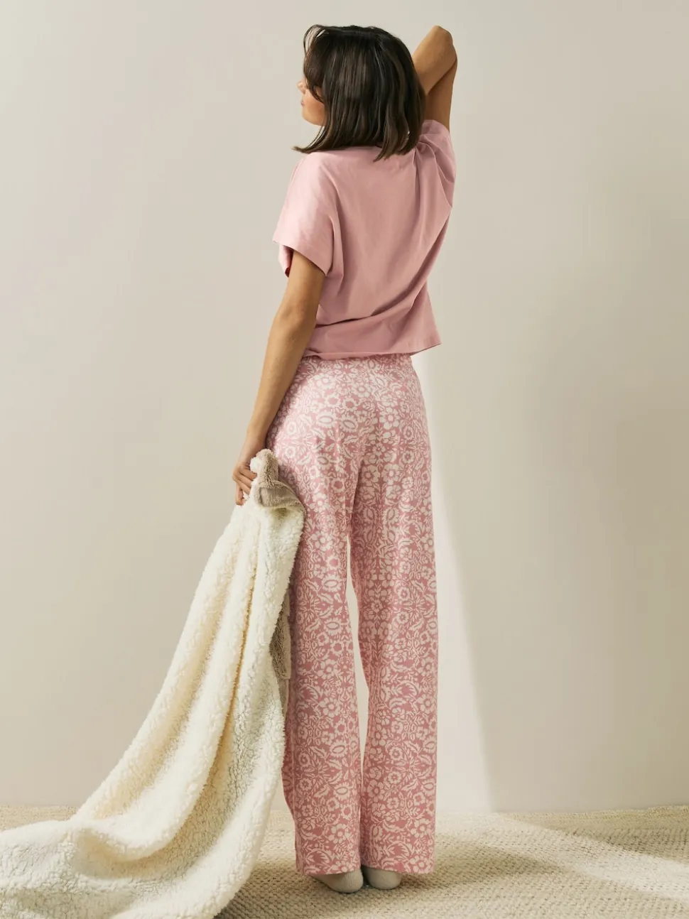 Pink/Blue Floral Short Sleeve Pyjamas 2 Pack