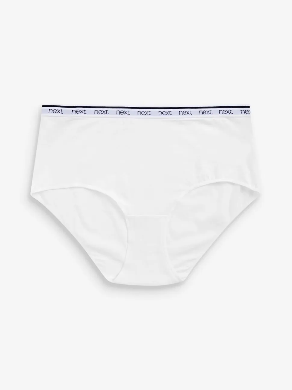 Pink/Blue Stripe Midi Cotton Logo Knickers 4 Pack