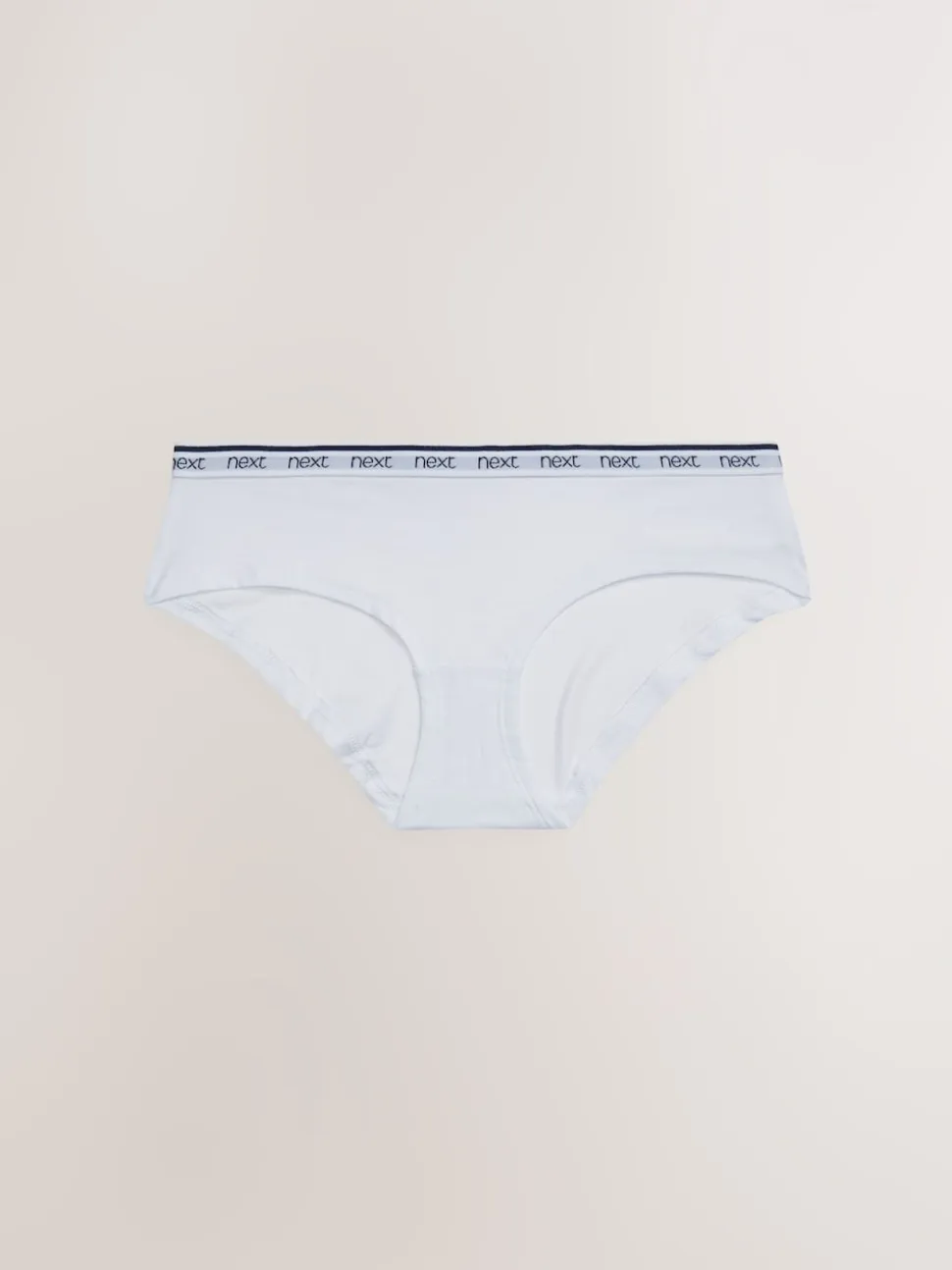 Pink/Blue Stripe Short Cotton Logo Knickers 4 Pack