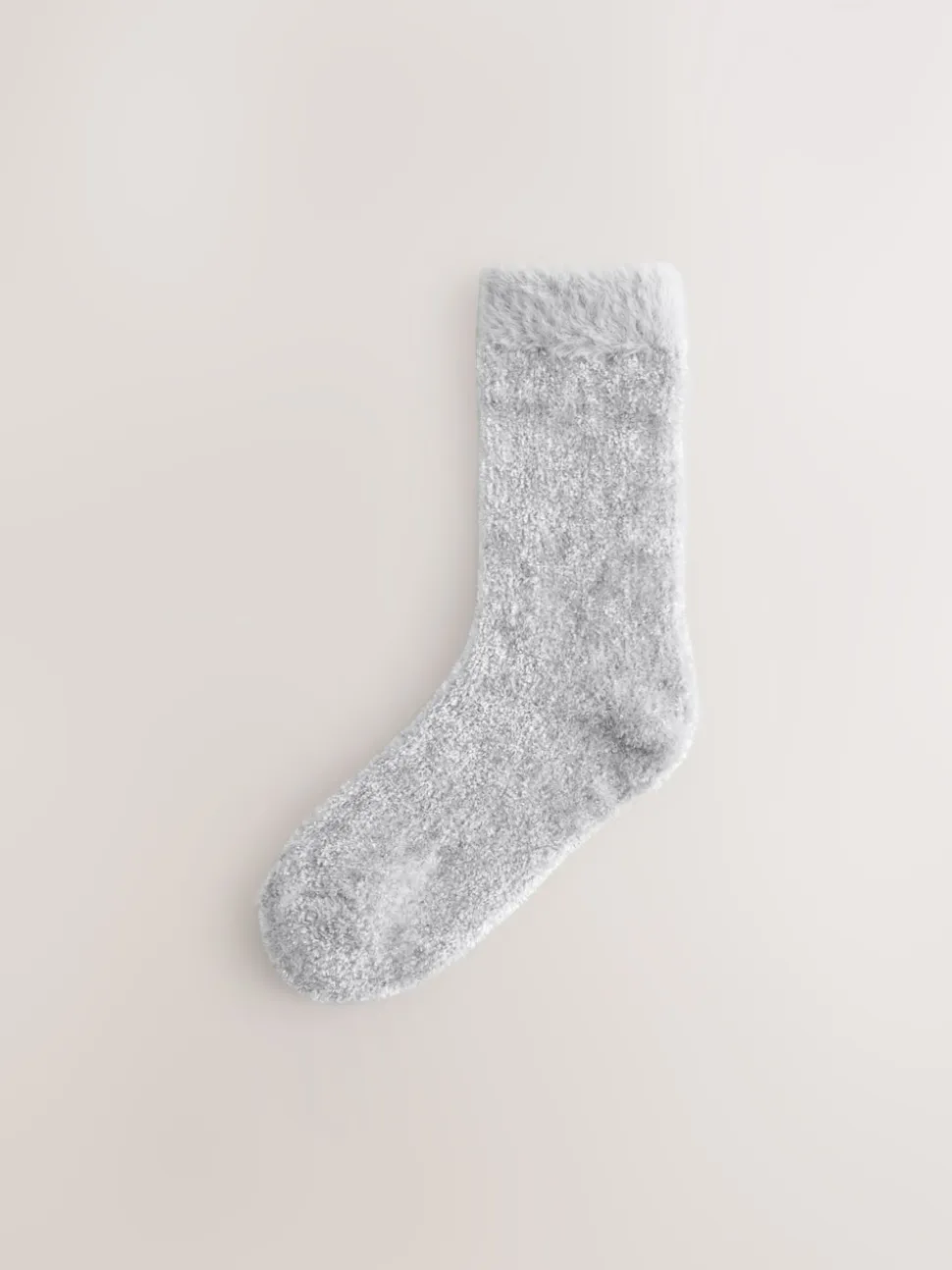 Pink/Grey Sparkle Velvet Cosy Socks 2 Pack