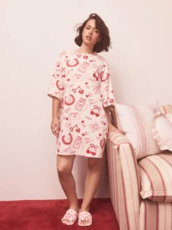 Pink/Red Heart Nightie
