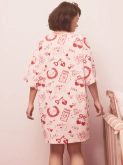 Pink/Red Heart Nightie