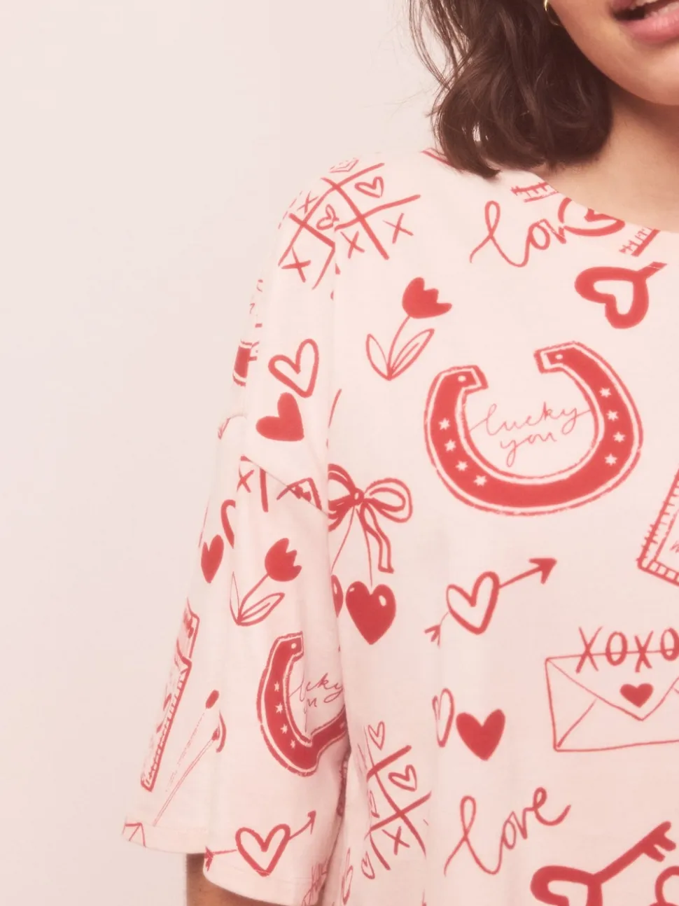 Pink/Red Heart Nightie