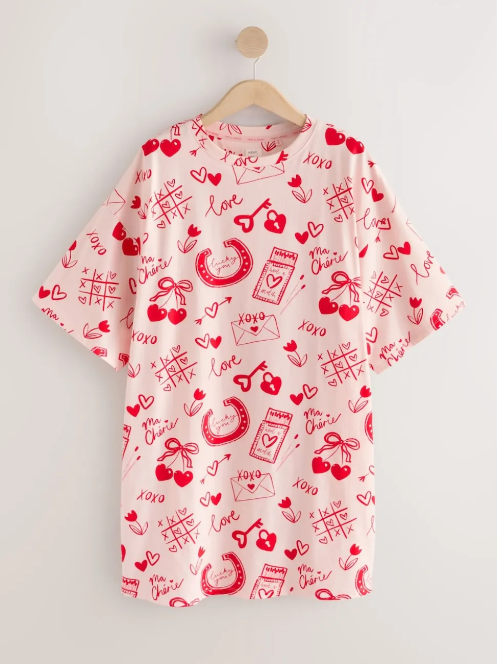 Pink/Red Heart Nightie