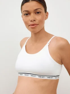 Pink/White Maternity Nursing Crop Ultimate Comfort Tops 2 Pack