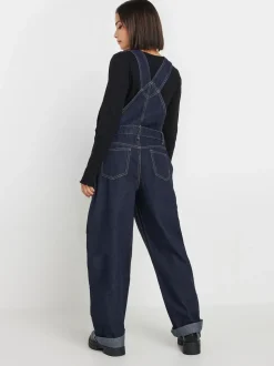 PixieGirl Petite Blue Straight Leg Dungarees