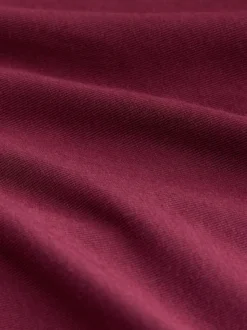 Plum Purple Jersey Waisted Summer Midi Dress