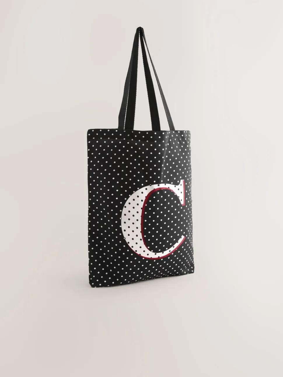Polka Dot Cotton Shopper Bag