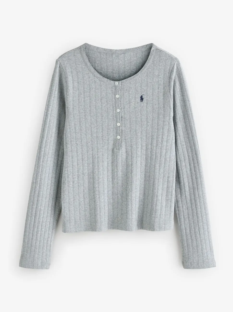 Polo Ralph Lauren Grey Henley/Wide Leg Sleep Set