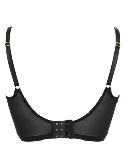 Pour Moi Black After Hours Padded Longline Bra