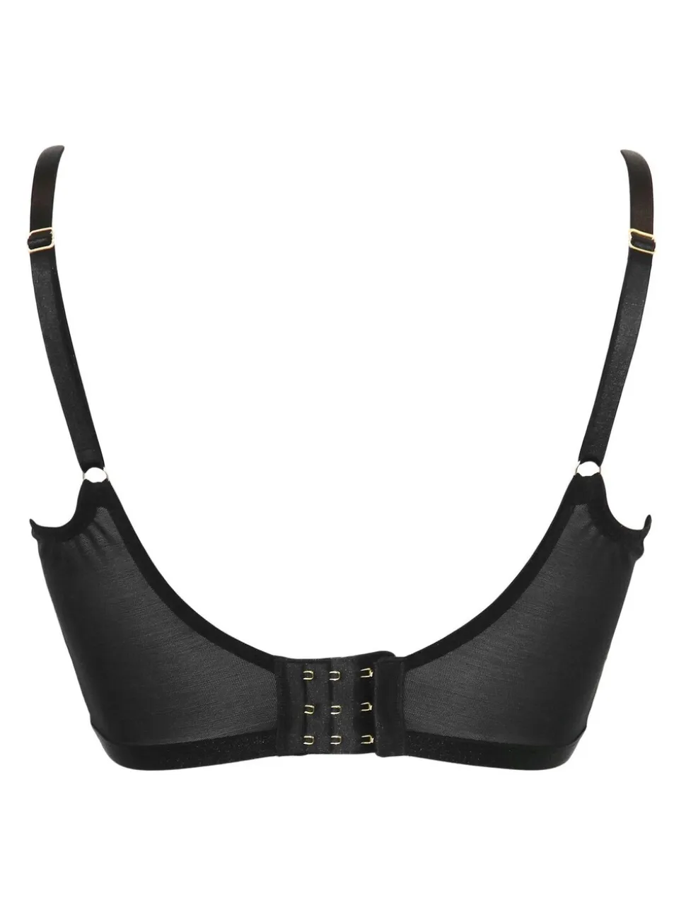 Pour Moi Black After Hours Padded Longline Bra