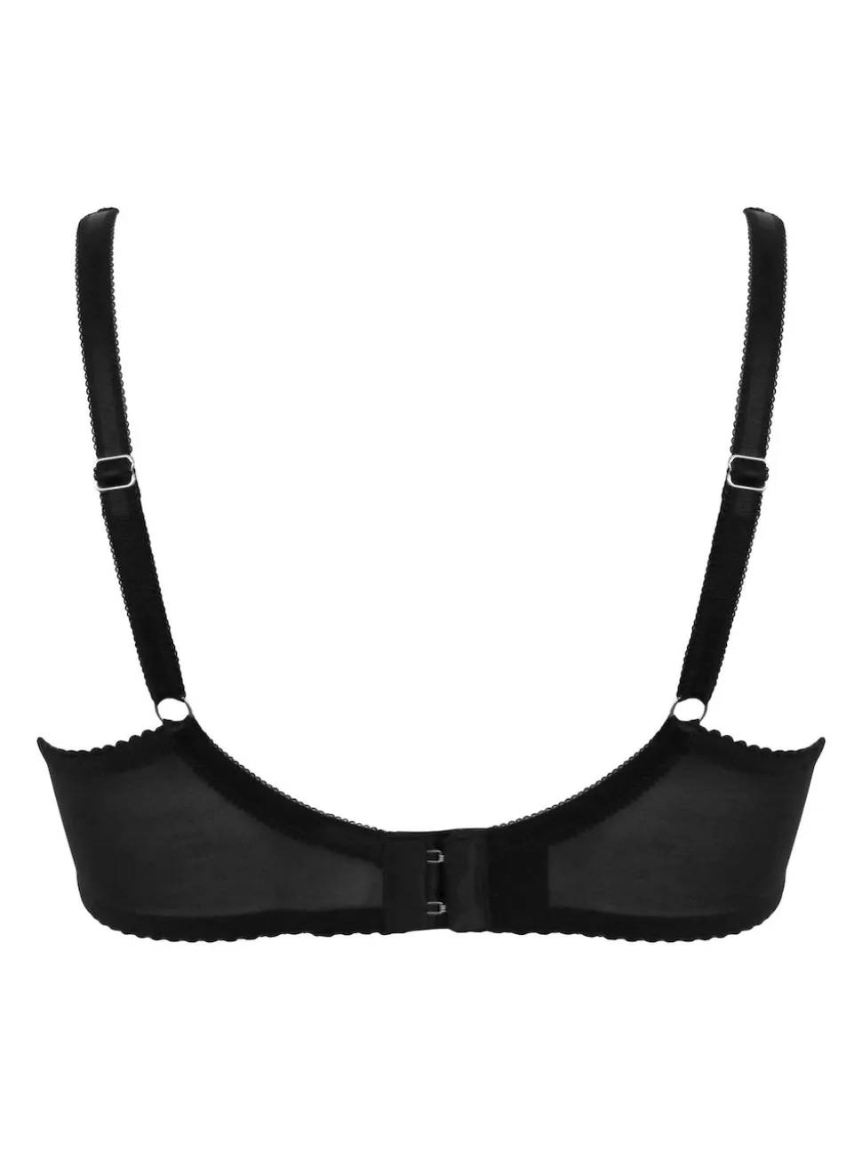 Pour Moi Black Balcony Fleur Balconette Bra