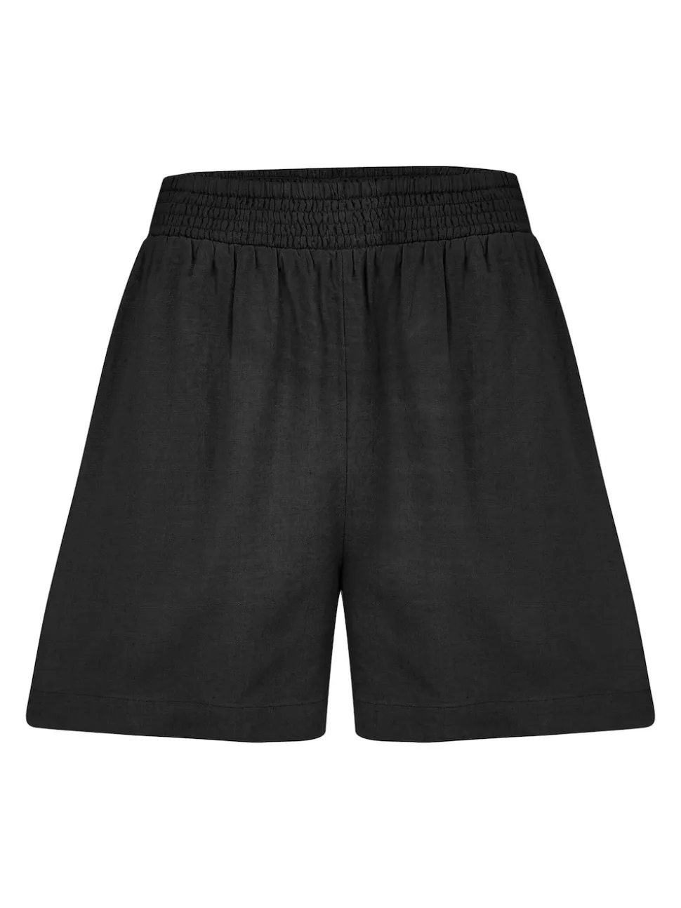 Pour Moi Black Bree High Waist Elasticated Shorts