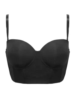 Pour Moi Black Bustier Definitions Bra