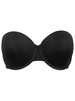 Pour Moi Black Definitions Push Up Multiway Strapless Bra