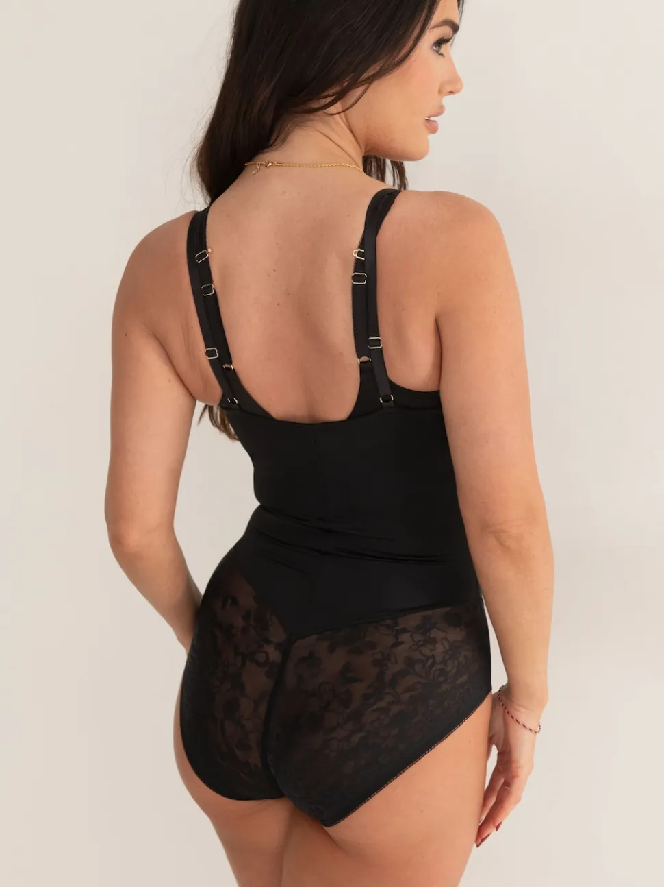 Pour Moi Black Effortless Tummy Control Wear Your Own Bra Body Shapewear