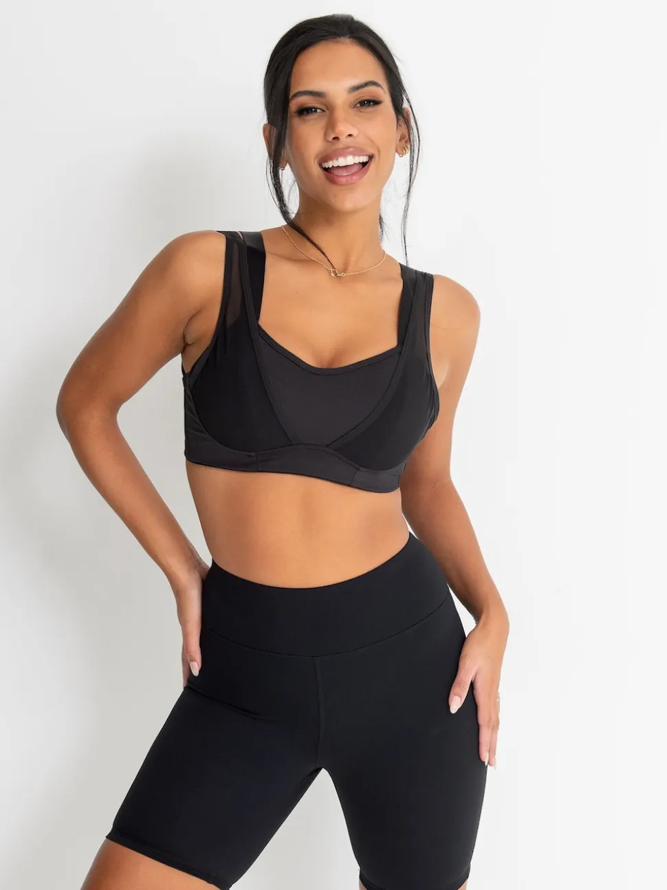 Pour Moi Black Energy High Shorts