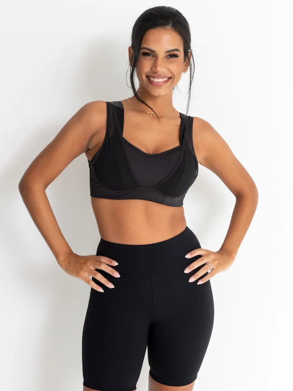 Pour Moi Black Energy High Shorts