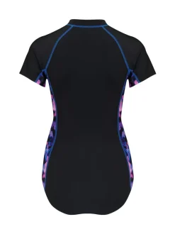 Pour Moi Black Energy Short Sleeve Swimsuit