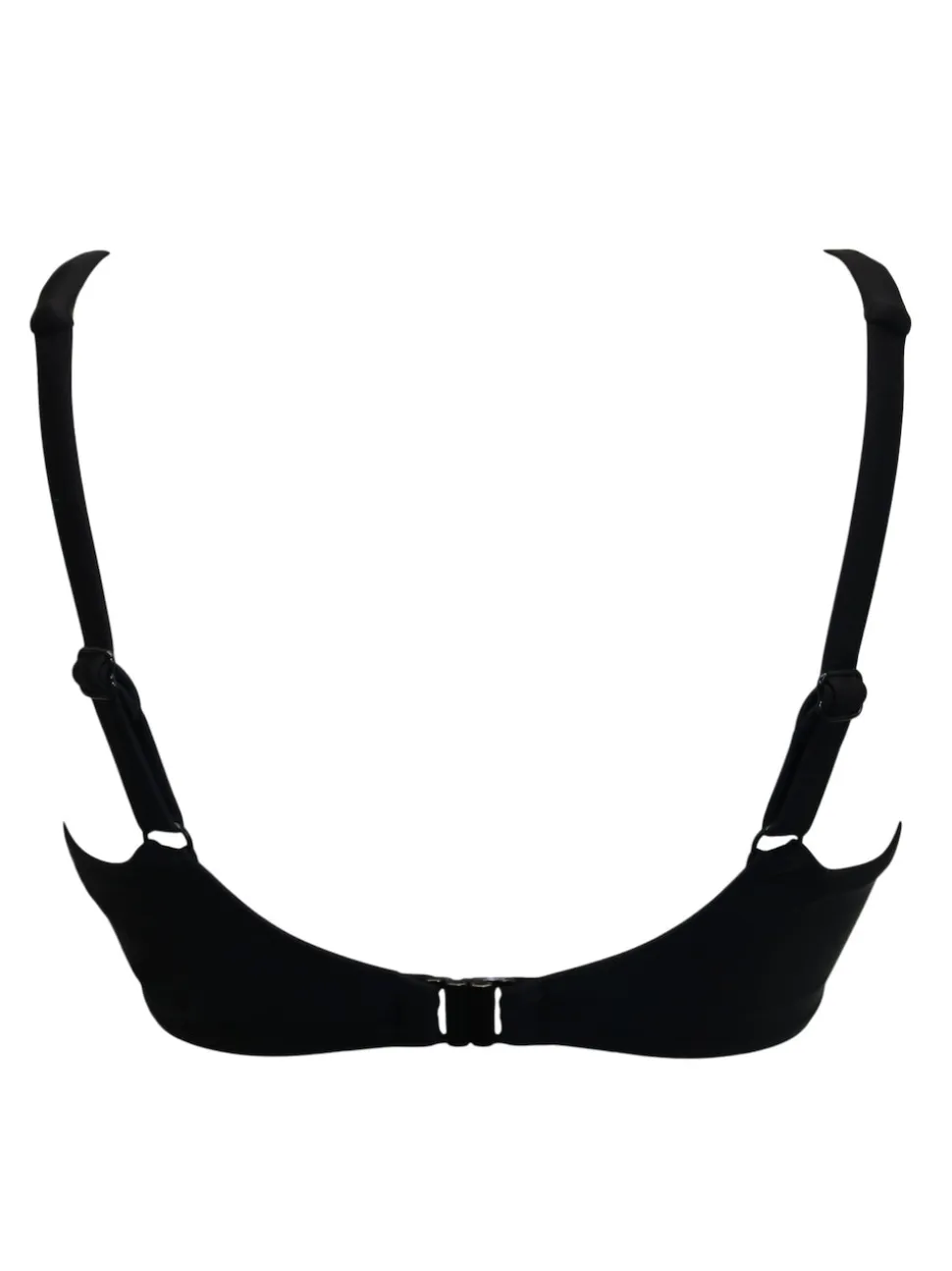 Pour Moi Black Free Spirit Twist Front Non Wired Bikini Top