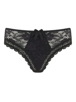 Pour Moi Black High Leg Rebel Knickers