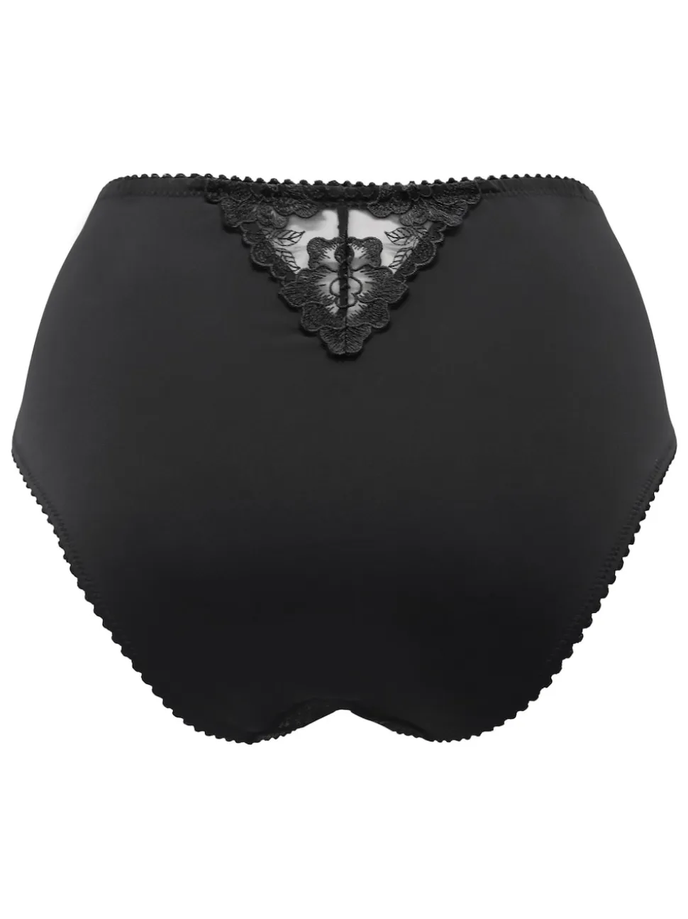 Pour Moi Black High Waist Sofia Knickers