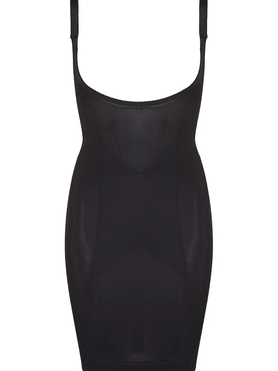Pour Moi Black Lingerie Hourglass Shapewear Firm Tummy Control Wear Your Own Bra Slip
