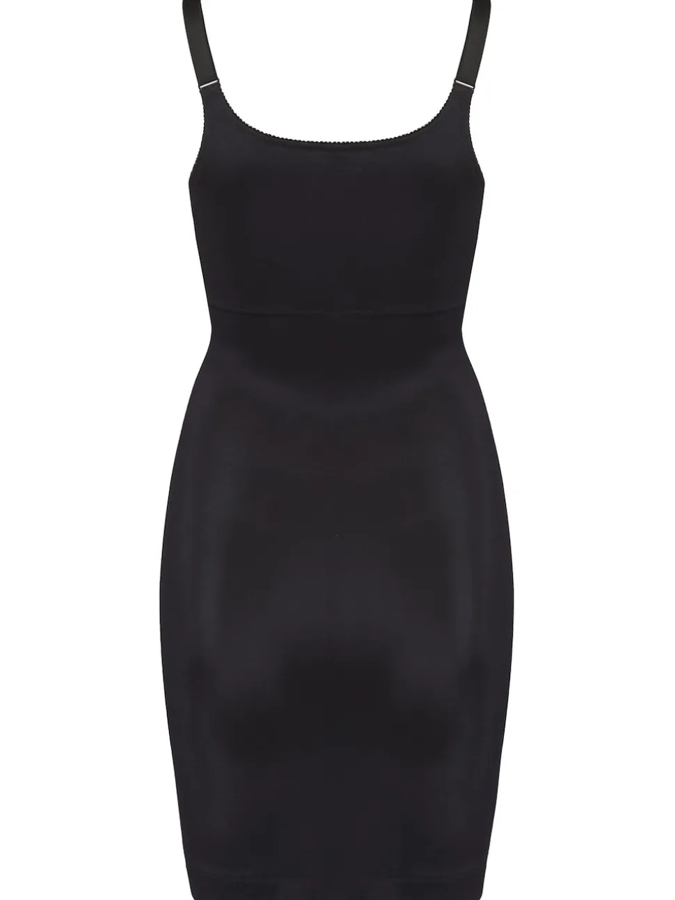 Pour Moi Black Lingerie Hourglass Shapewear Firm Tummy Control Wear Your Own Bra Slip