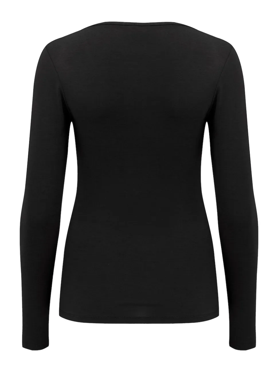 Pour Moi Black Long Sleeve Second Skin Thermal
