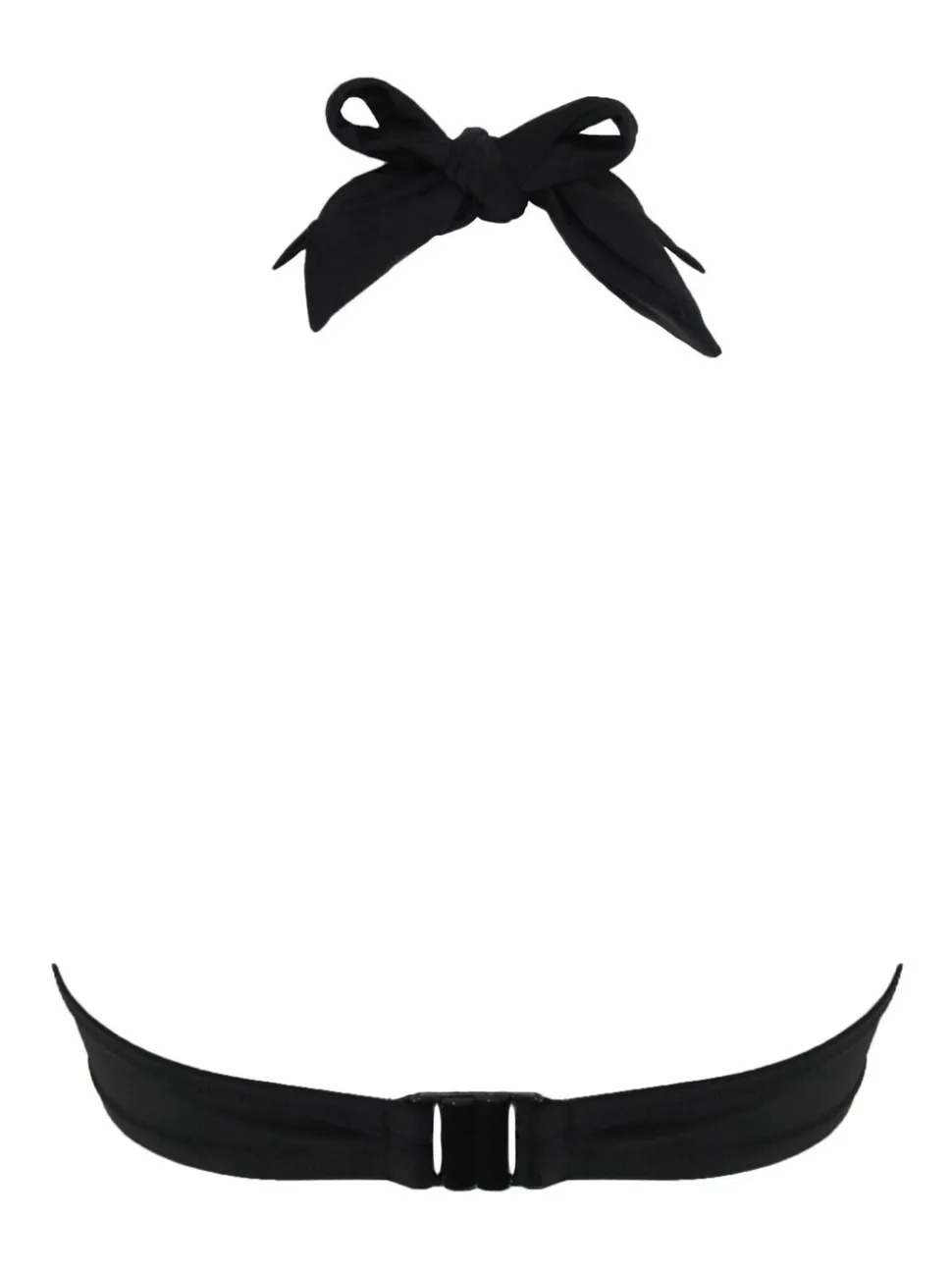 Pour Moi Black Non Padded Maya Bay Underwired Tie Bikini Top