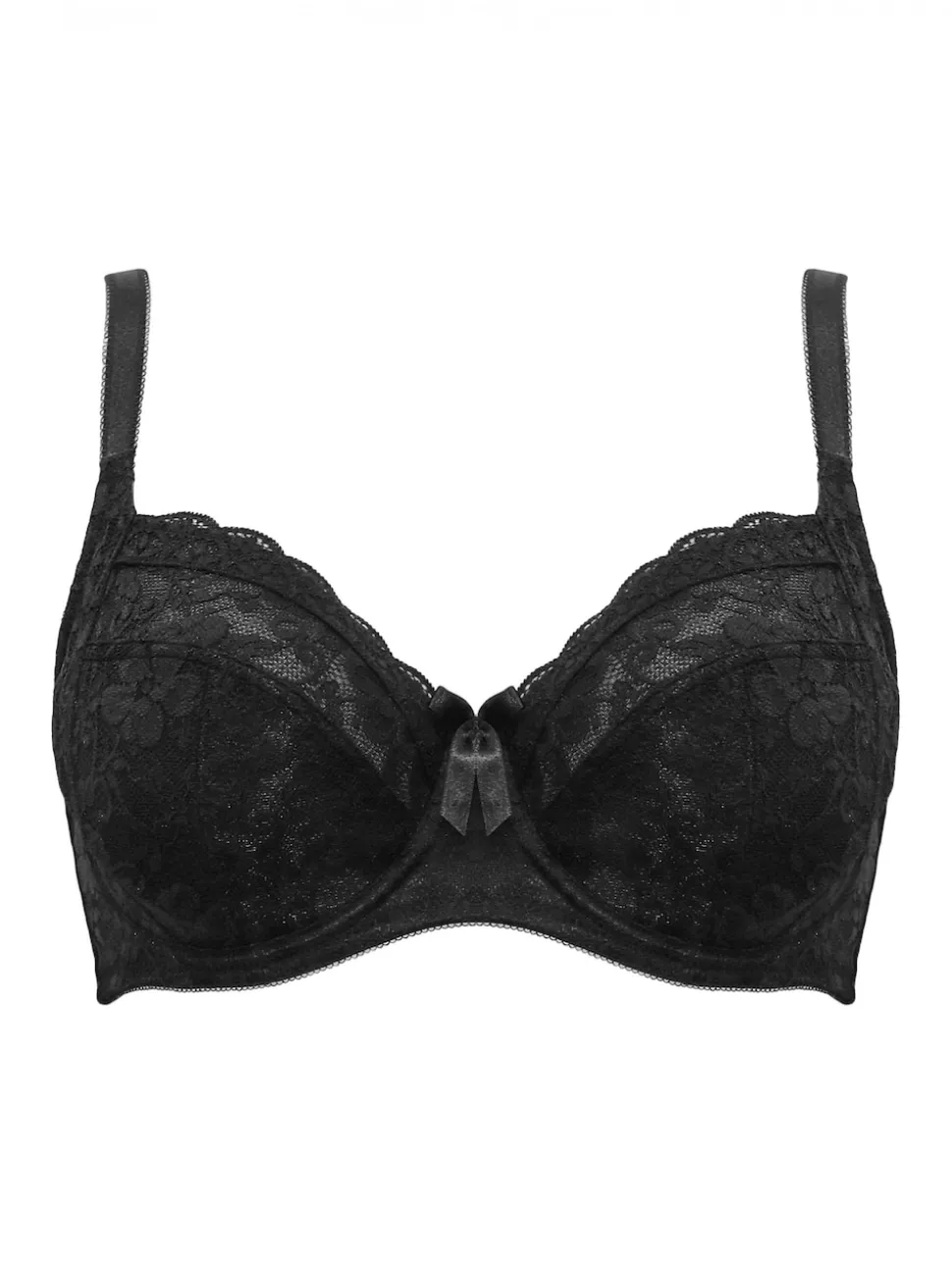 Pour Moi Black Non Padded Rebel Bra