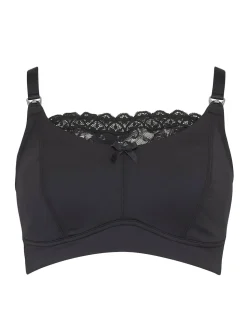 Pour Moi Black Nursing Rebel Longline Multiway Strapless Bra
