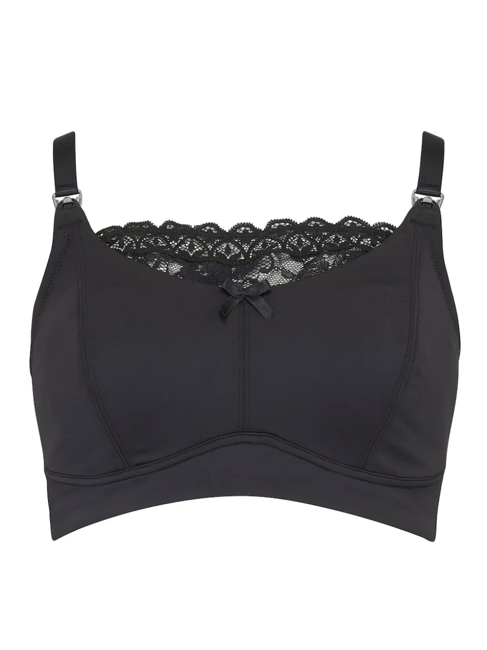 Pour Moi Black Nursing Rebel Longline Multiway Strapless Bra
