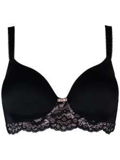 Pour Moi Black Opulence Non Wired T-Shirt Bra