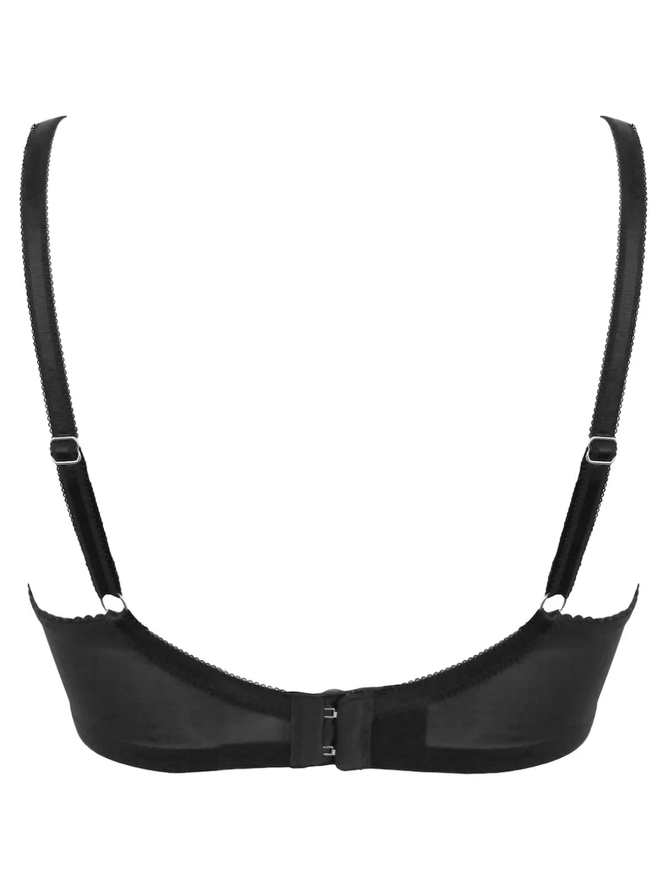 Pour Moi Black Push Up Fleur Balconette Bra
