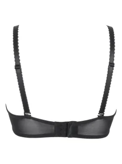 Pour Moi Black Strapless Flora Underwired Bra