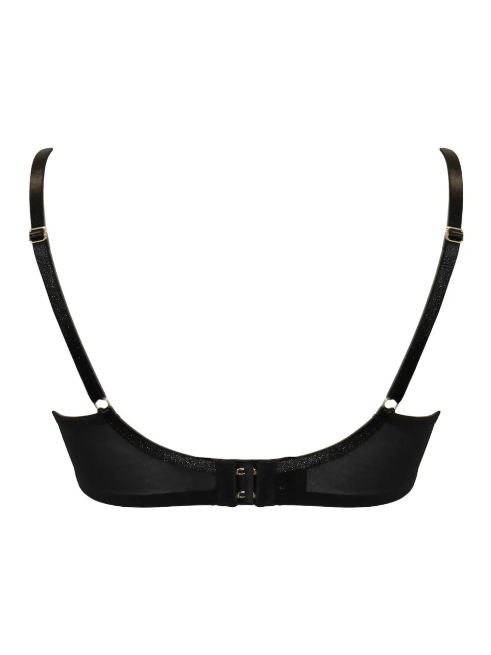 Pour Moi Black/Red Padded Desire Lightly Underwired Bra