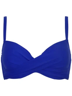 Pour Moi Blue Balcony Free Spirit Bikini Top