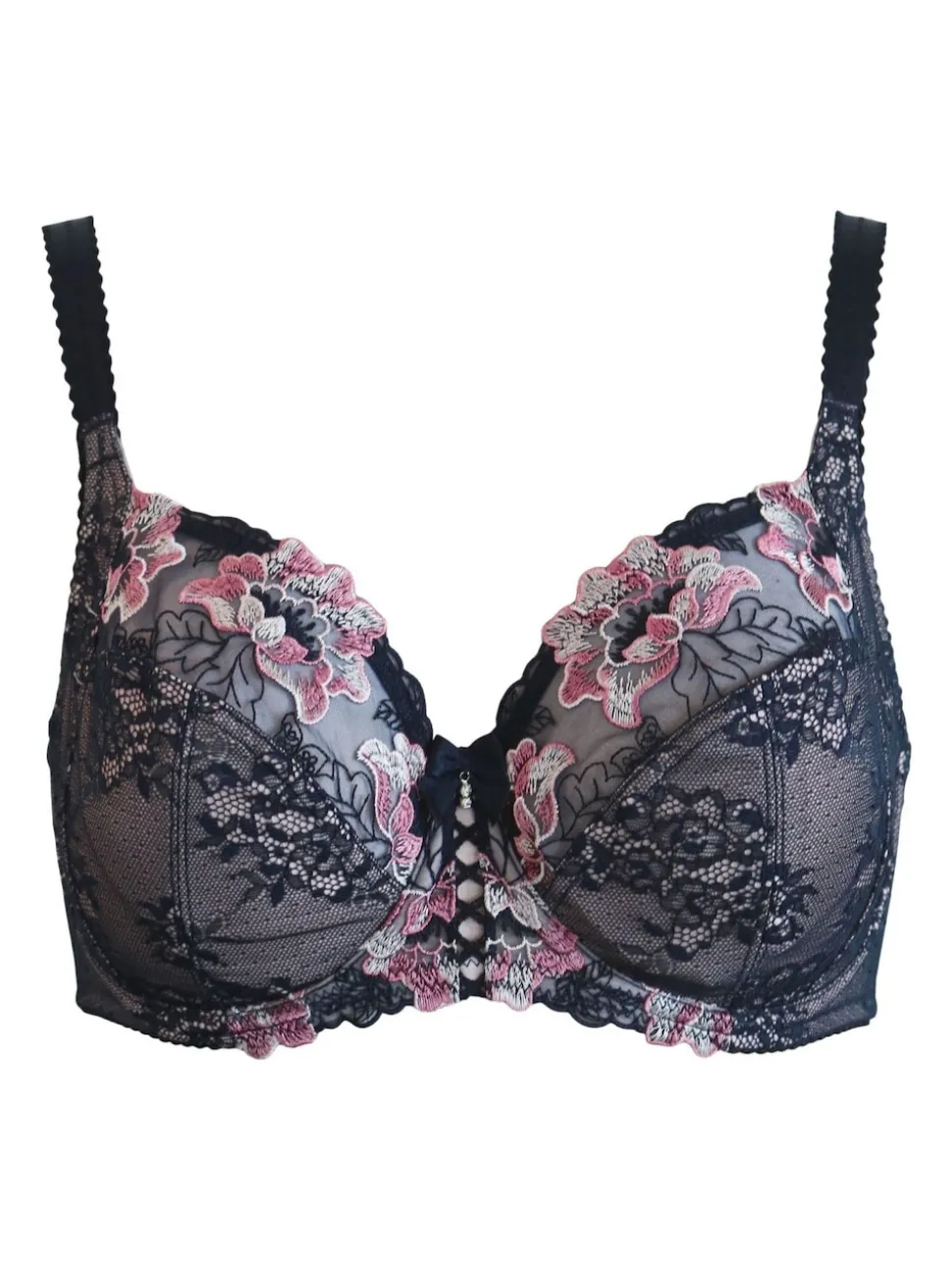 Pour Moi Blue Non Padded Sofia Bra