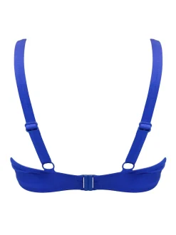 Pour Moi Blue Non Padded Underwired Samoa Bikini Top